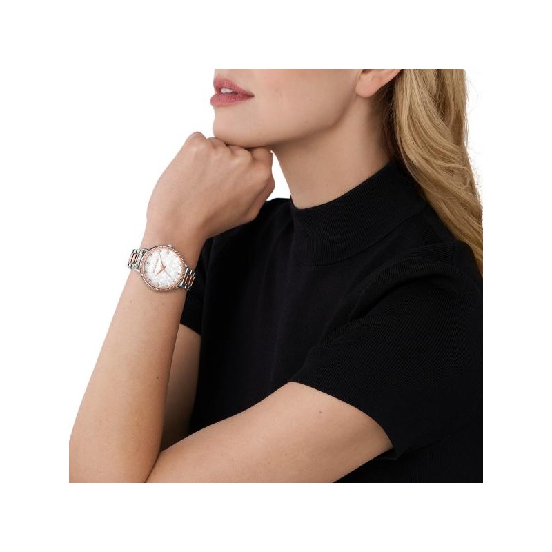 Montre Mickael Kors Femme bicolore