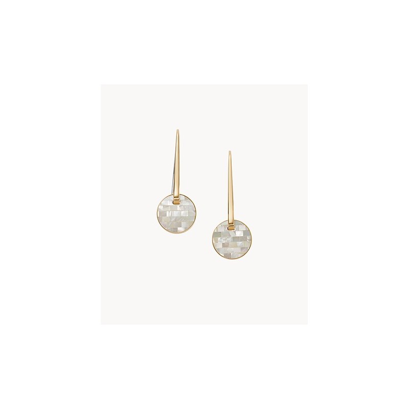 Boucles d'Oreilles Pendantes Femme Skagen en nacre collection Agnethe