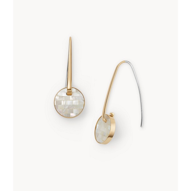 Boucles d'Oreilles Pendantes Femme Skagen en nacre collection Agnethe