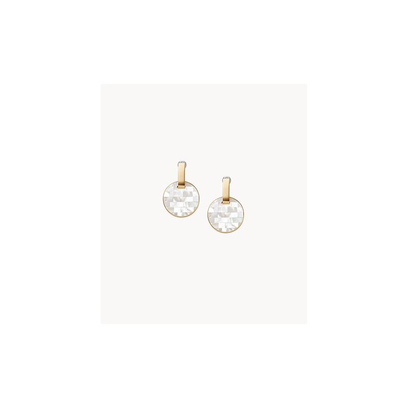 Boucles d'Oreilles Pendantes Femme Skagen en nacre collection Agnethe