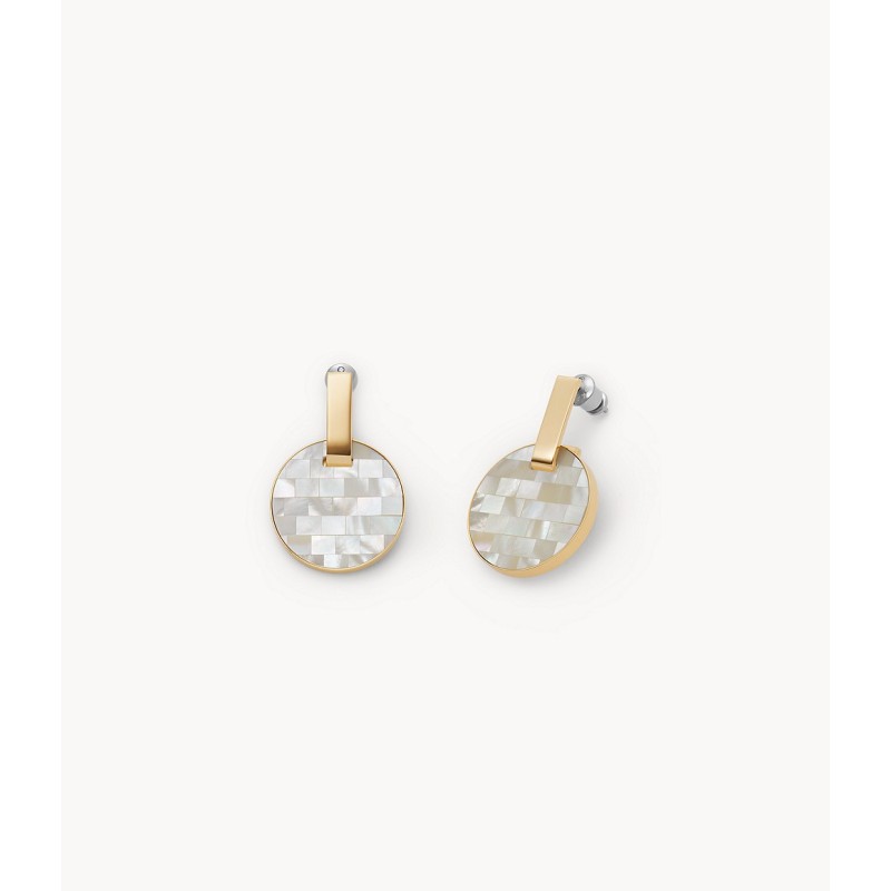 Boucles d'Oreilles Pendantes Femme Skagen en nacre collection Agnethe