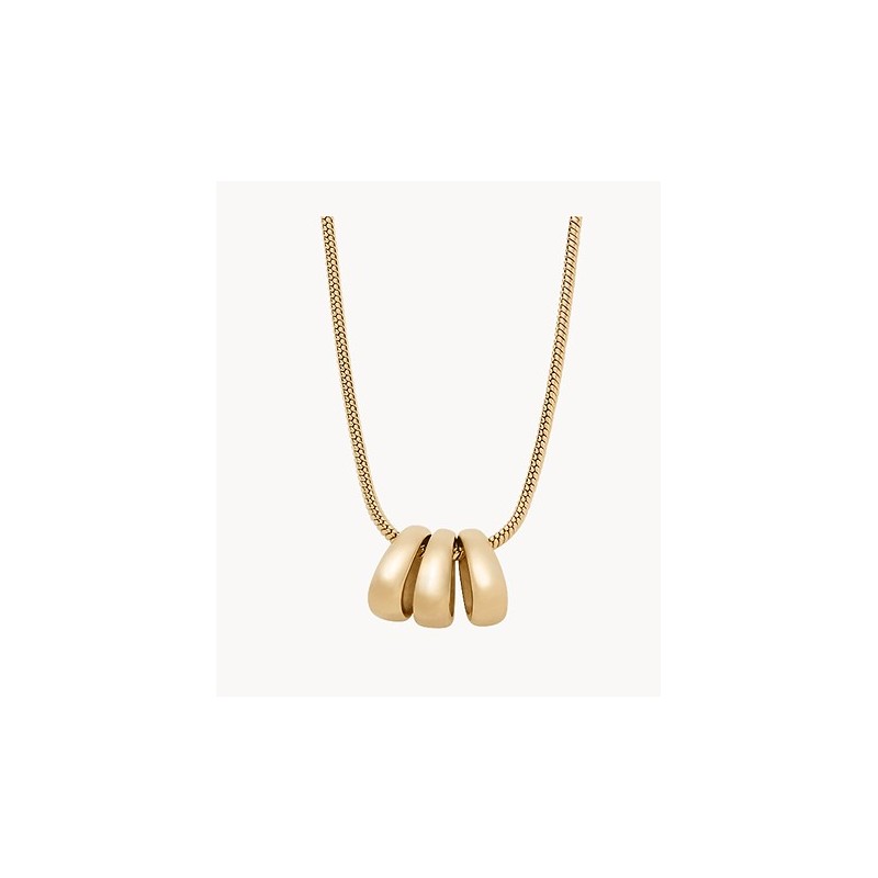 Collier Femme Skagen Pendentif Collection Kariana en acier doré