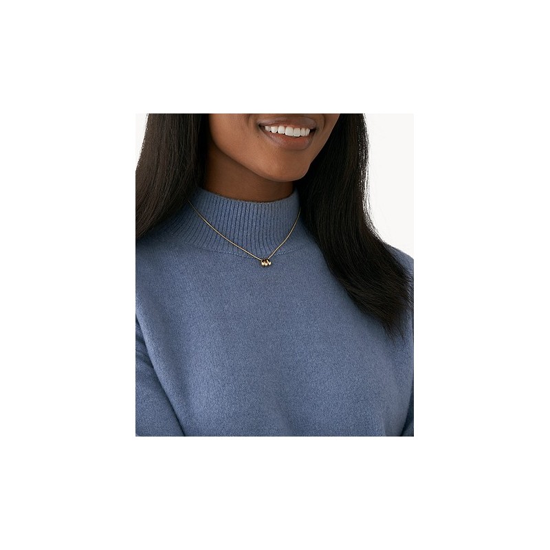 Collier Femme Skagen Pendentif Collection Kariana en acier doré