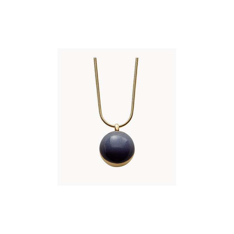 Collier Femme Skagen Pendentif Collection Sea glass en acier doré