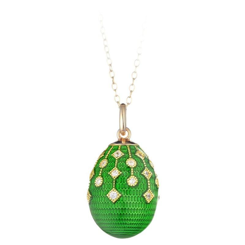 Collier femme Tsar collection Peter Carl en argent et émail avec zircons