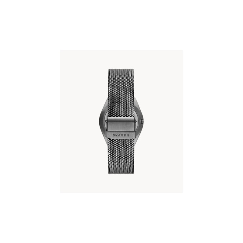 Montre Homme Skagen en mailles milanaises anthracite