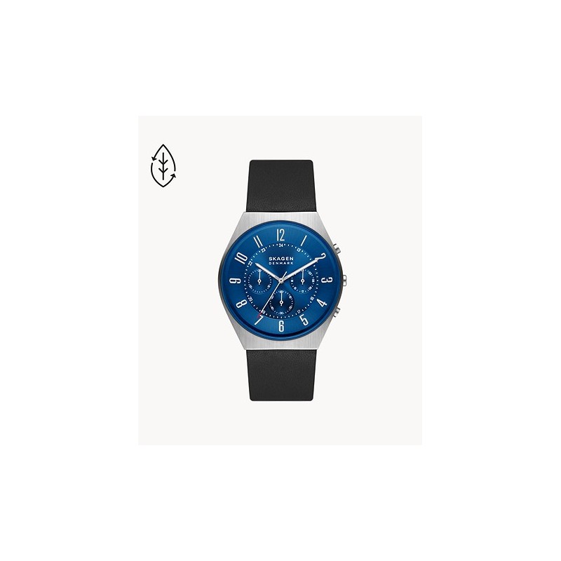 Montre SKAGEN Homme en cuir noir