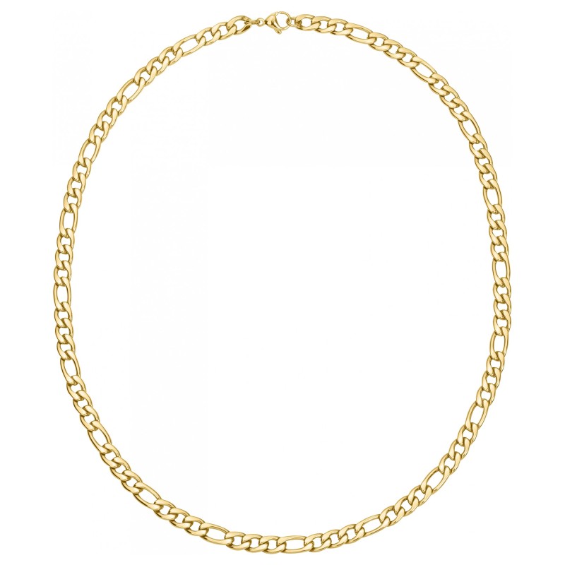 Chaine Homme Phebus en Acier doré Maille cheval