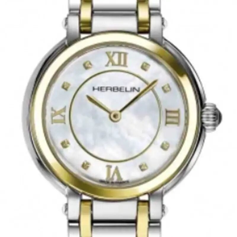 Montre Femme Michel Herbelin Collection GALET Bicolore