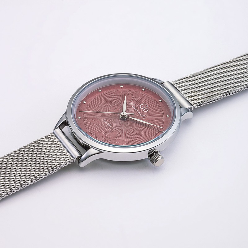 Montre Femme GO  bracelet mailles milanaises