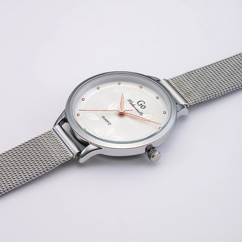 Montre Femme GO  bracelet mailles milanaises