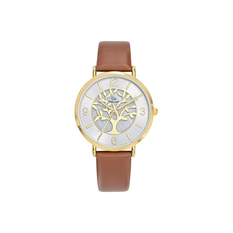Montre Femme GO  bracelet marron noir arbre de vie