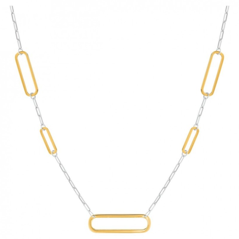 Collier femme en Argent 925/000 bicolore Charles Garnier