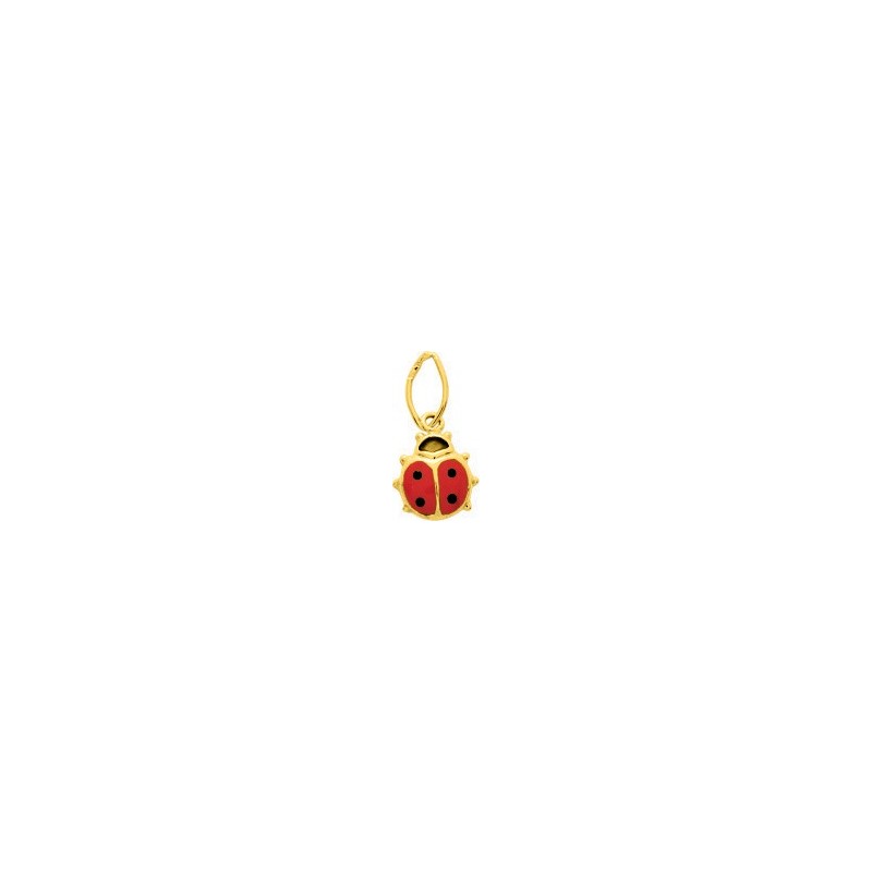Pendentif Coccinelle en or jaune 750/000