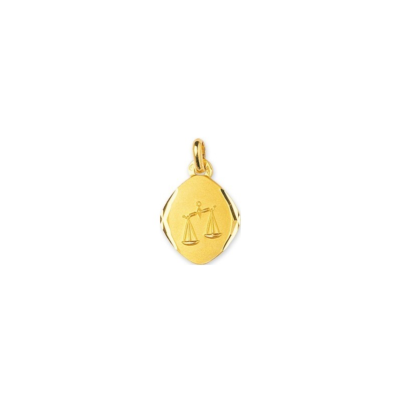 Pendentif Signe astrologique Balance Carador en Or jaune 375/000
