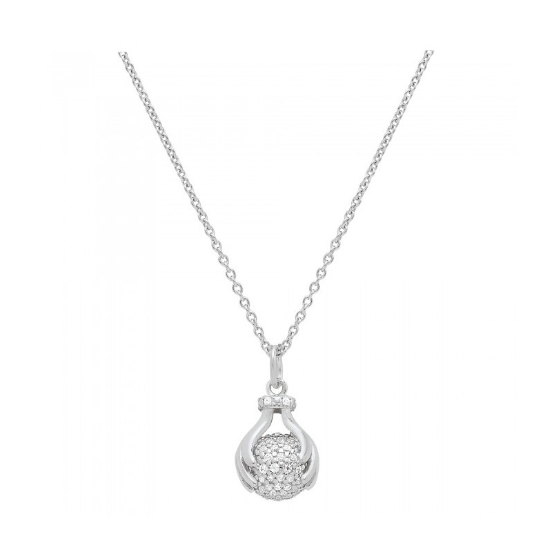 Collier Femme Jourdan Argent 925/000 et Oxydes de zirconium Maille vénitienne