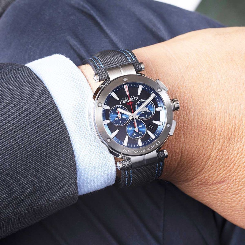 Montre Homme Michel Herbelin Collection NEWPORT CHRONO