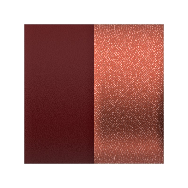 Cuir pour manchettes 25 mm Les Georgettes Amour/Rouge scintillant