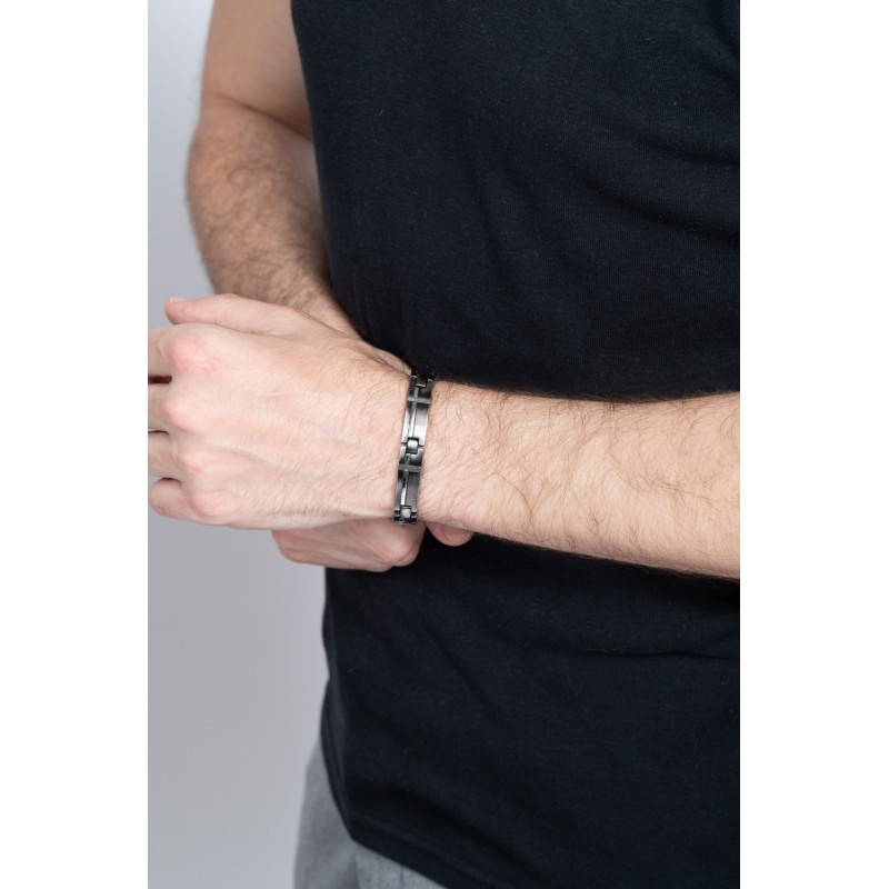 Bracelet Homme Phebus en Acier argenté