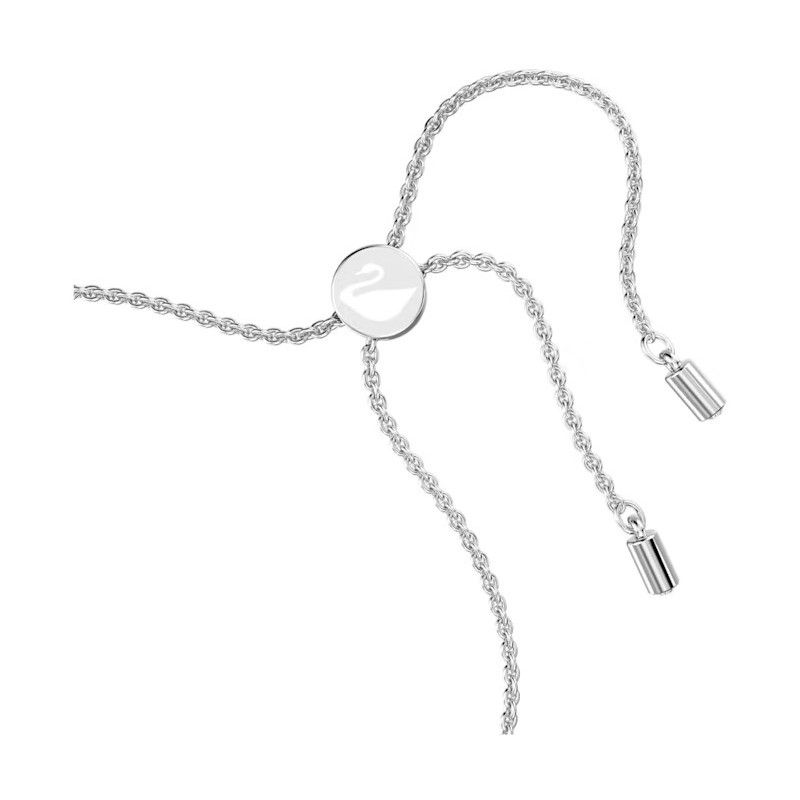 Bracelet Swarovski Métal argenté et Cristal bleu