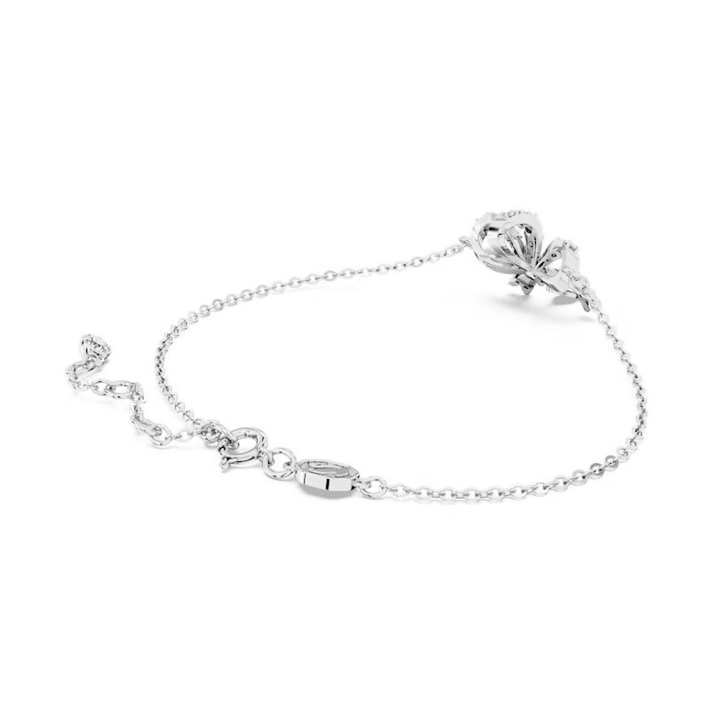 Bracelet Femme Swarovski Métal argenté et Cristaux Motif noeud