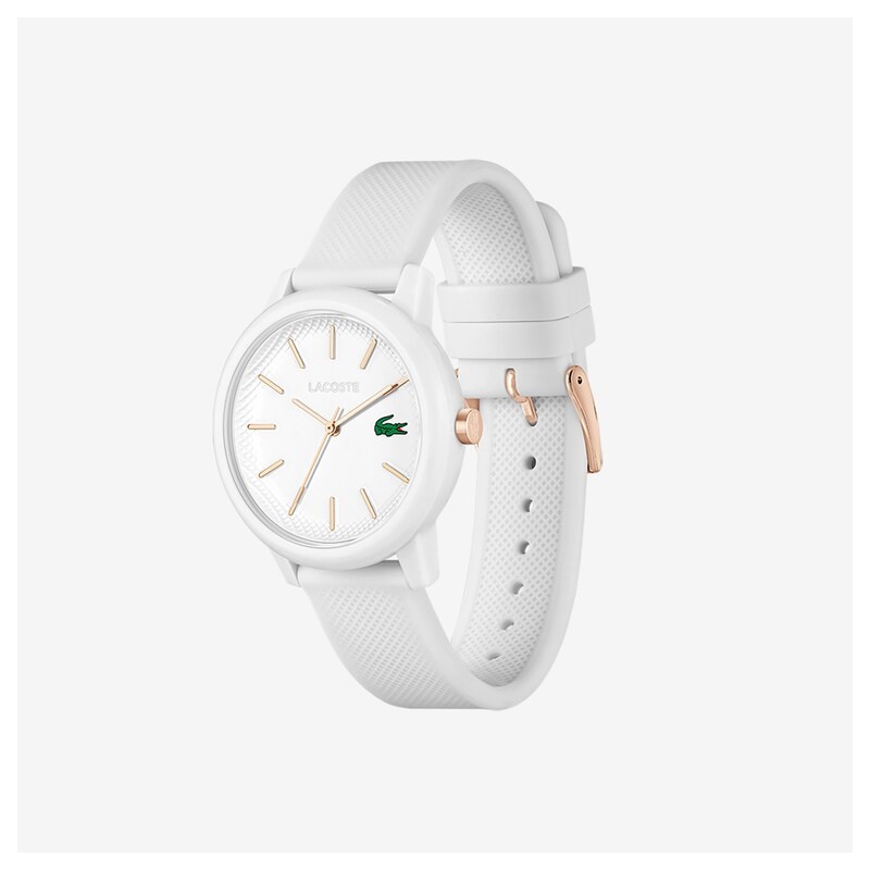 MONTRE LACOSTE FEMME SILICONE BLANC