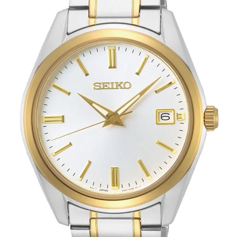 Montre Seiko Homme bracelet acier bicolore