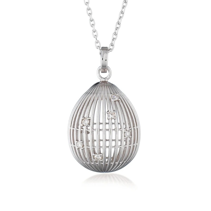 Collier femme Tsar collection Maksim en argent et diamants