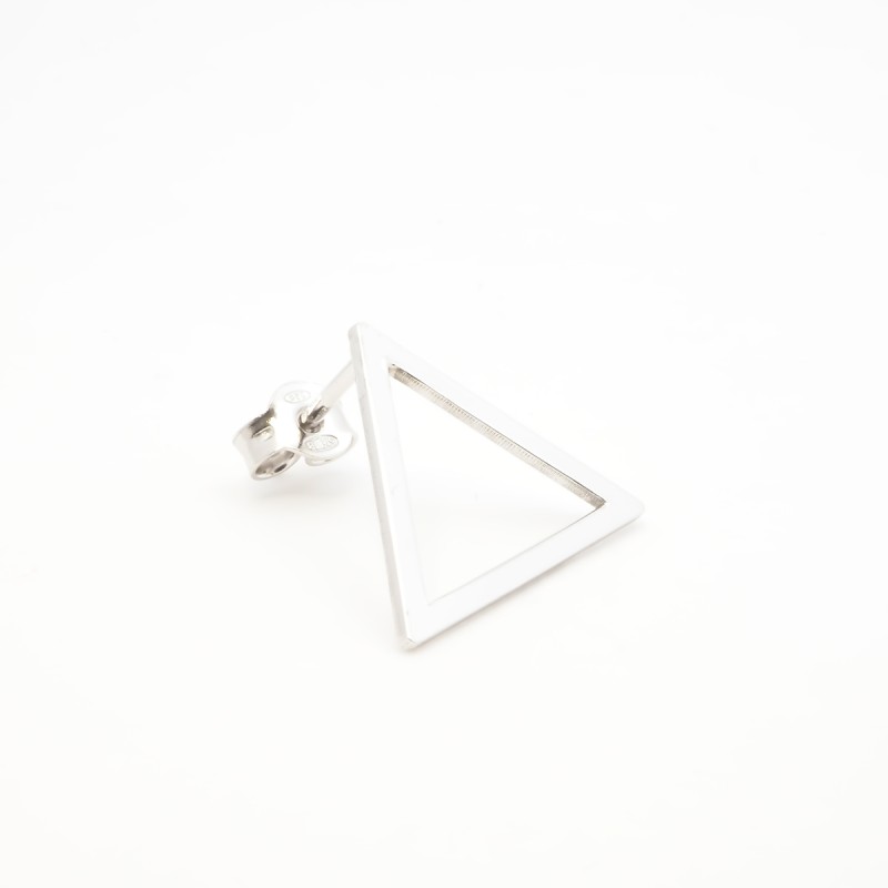Boucles d'oreilles Clous Femme Silver Pop en Argent 925/000 Motif triangle