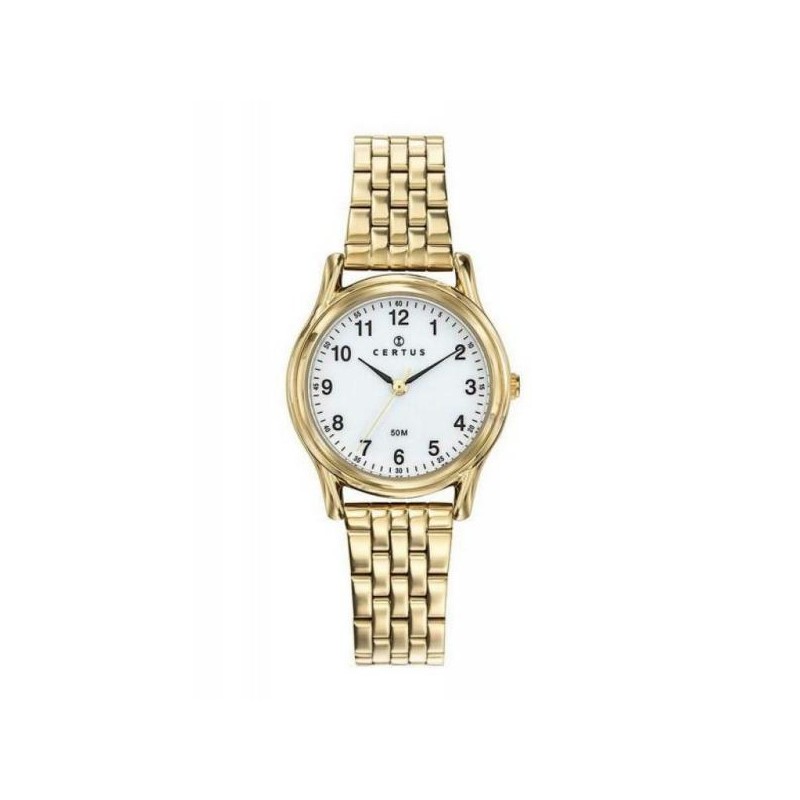 MONTRE CERTUS FEMME  BRACELET ACIER DORE