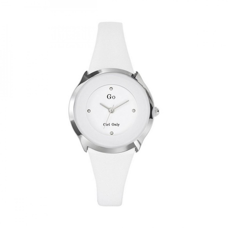 MONTRE GO GIRL ONLY BRACELET CUIR BLANC
