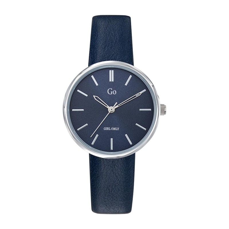MONTRE GO GIRL ONLY BRACELET SIMILI CUIR BLEU