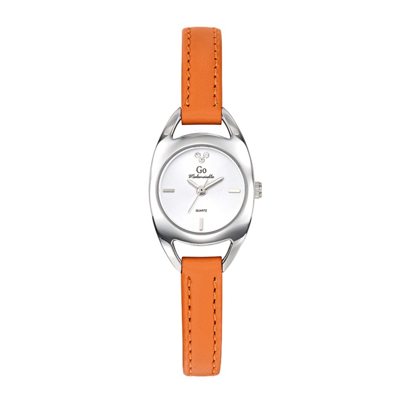 MONTRE GO GIRL ONLY BRACELET  CUIR ORANGE