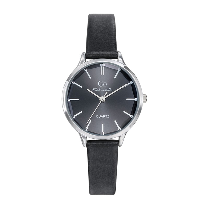 MONTRE GO GIRL ONLY BRACELET SIMILI CUIR NOIR