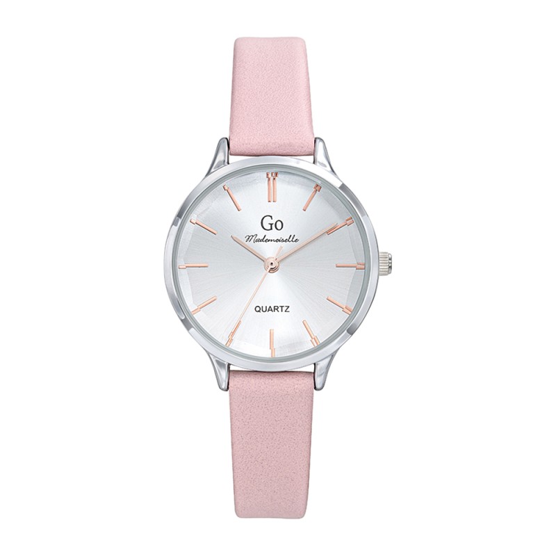 MONTRE GO GIRL ONLY BRACELET SIMILI CUIR ROSE