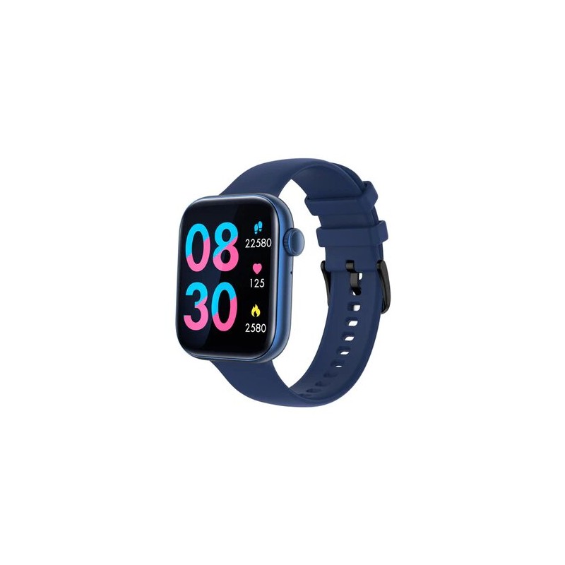 Montre TEKDAY Connectée silicone bleu