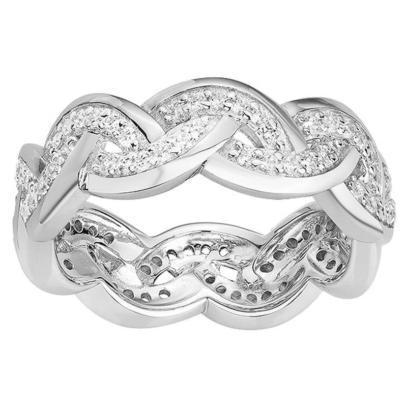 Bague Femme Carador en Argent avec Oxydes de zirconium