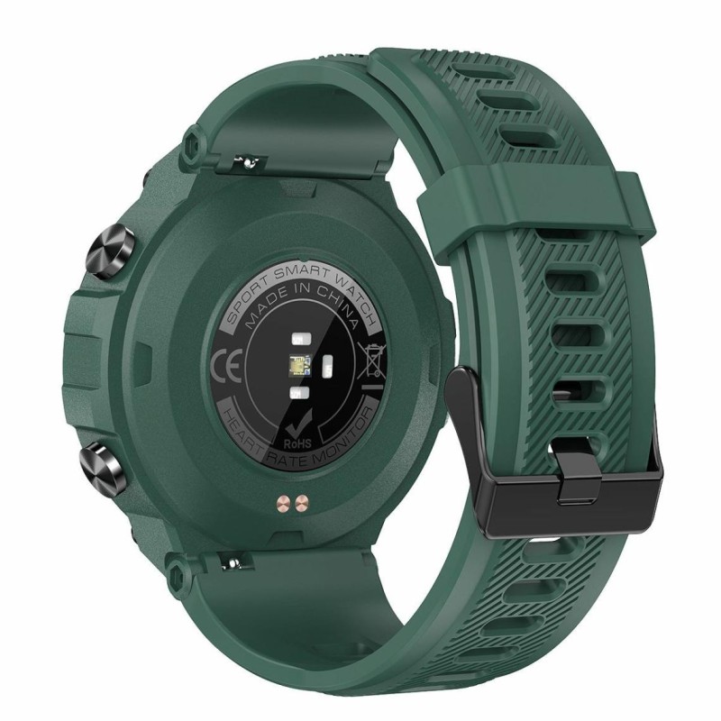 Montre connectée Mixte Smarty Pull Up Bracelet vert boitier rond