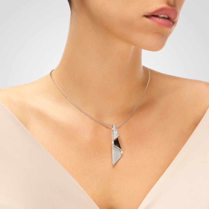 Pendentif Una Storia vague argent 925/000