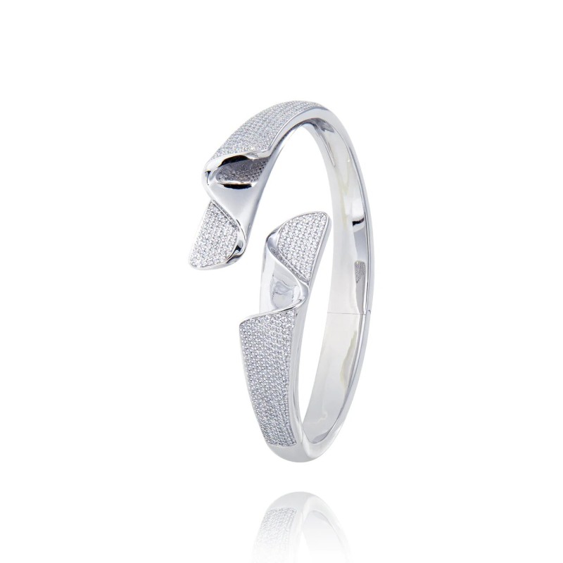 Bracelet Jonc Una Storia  Vague argent 925/000