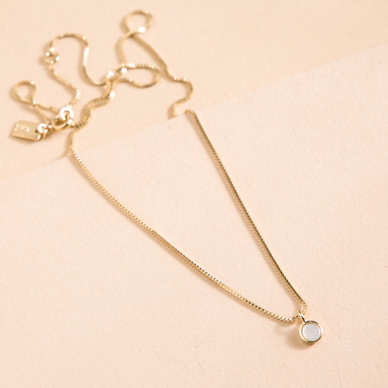 COLLIER FLOWERS FOR ZOE COURMAYEUR NACRE EN ARGENT DORE ET NACRE