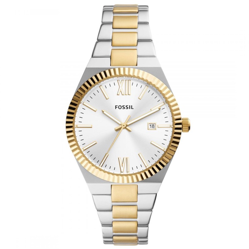 MONTRE FOSSIL FEMME SCARLETTE EN ACIER BICOLORE