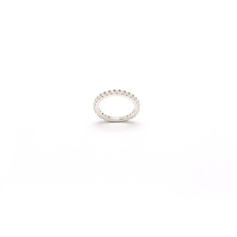 Carador - Bague Blanche ARGENT 925/002