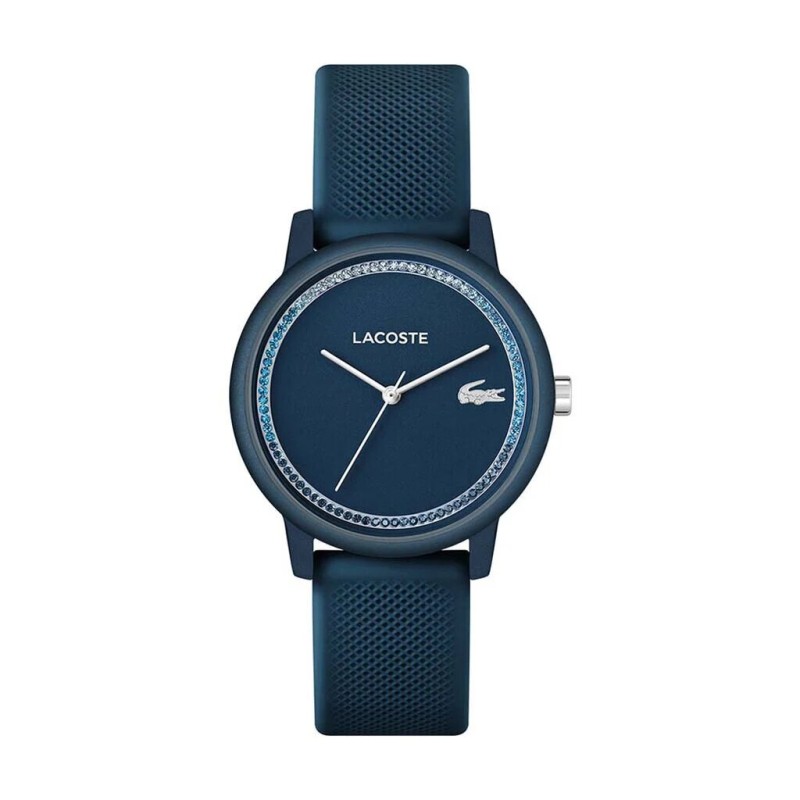 MONTRE LACOSTE FEMME SILICONE BLEU AVEC STRASS
