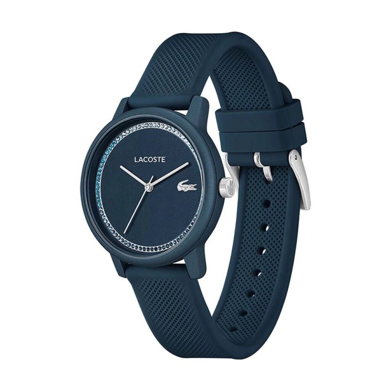 MONTRE LACOSTE FEMME SILICONE BLEU AVEC STRASS