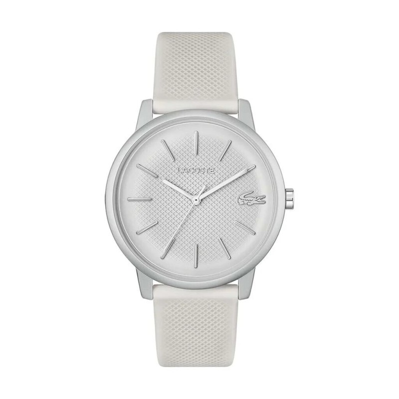 MONTRE LACOSTE HOMME SILICONE  GRIS CLAIR