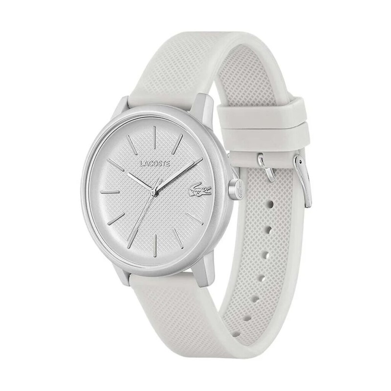 MONTRE LACOSTE HOMME SILICONE  GRIS CLAIR
