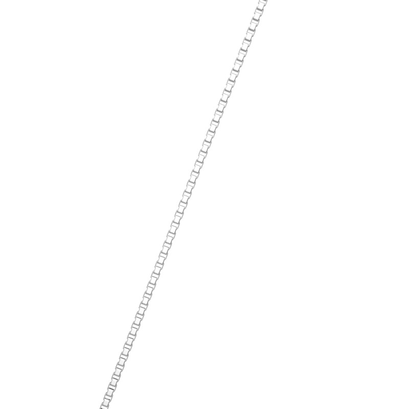 CHAÎNE MAILLE VENITINNE LES GEORGETTES 45CM FINITION ARGENTéE