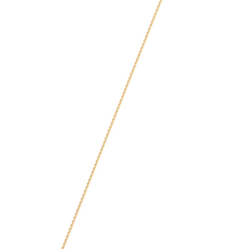 CHAÎNE CORDE 53CM LES GEORGETTES FINITION DORéE