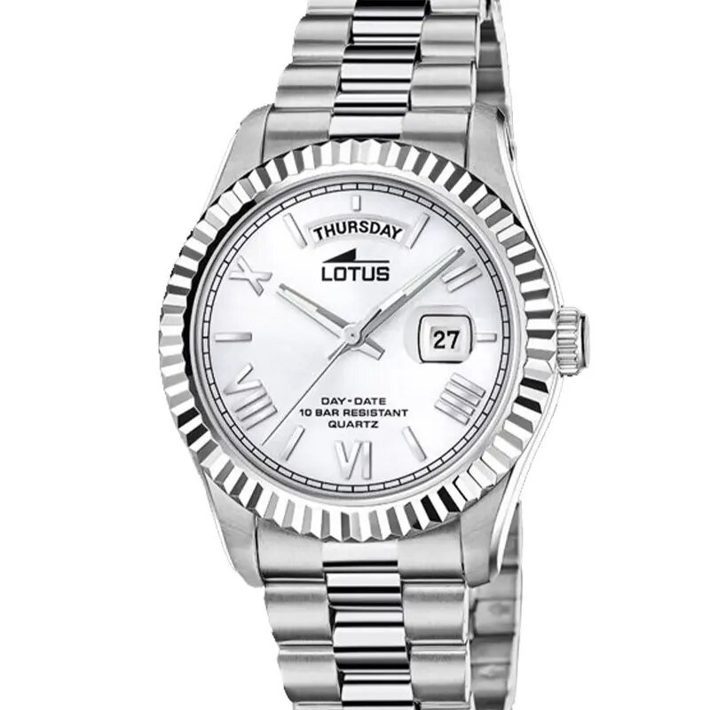 MONTRE HOMME LOTUS FREEDOM SILVER EN ACIER ARGENTE CADRAN GRIS